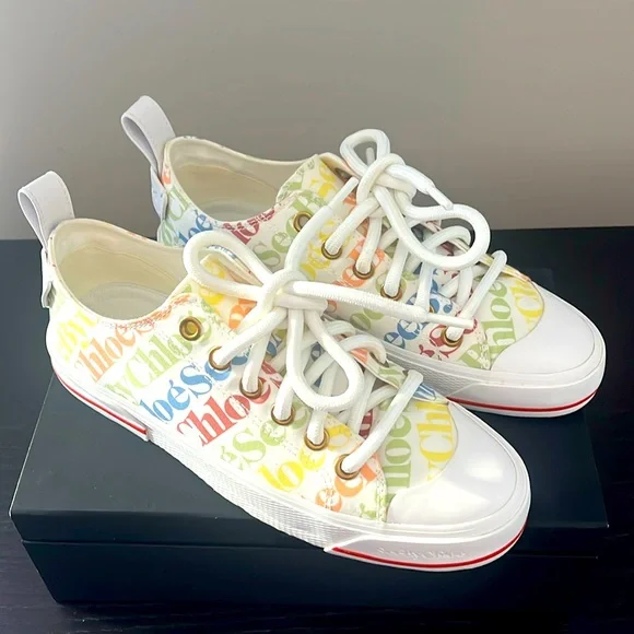 SEE BY CHLOE Colorful Tennis Sneakers - Picture 1 of 9